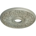 thumbnail image 3 of Ekena Millwork 16 1/2"OD x 3 5/8"ID x 1 1/8"P Apollo Ceiling Medallion (Fits Canopies up to 5 5/8"), Hand-Painted Flash Gold, 3 of 6