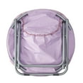 thumbnail image 3 of Room Revival Faux Fur Scallop Folding Saucer™ Chair with Holographic Trim, Purple Tie Dye, 3 of 7