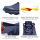 thumbnail image 3 of Zapatillas de senderismo HUMTTO para hombre, todo terreno, impermeables, color azul marino, 3 of 9