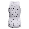 thumbnail image 5 of Ichuanyi Womens Shirts , Women Fashion O-Neck Sleeveless Print Vest Sport Tank Tops Causel Blouse, 5 of 5