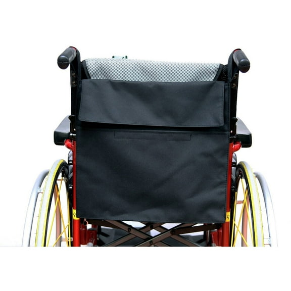 Karman Healthcare CP4 16 x 15 in. Universal Carry Pouch for Wheelchair, Black - Large