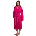 thumbnail image 1 of TowelSelections Women's Super Soft Plush Bathrobe Fleece Spa Robe Medium-Large Hot Pink, 1 of 5
