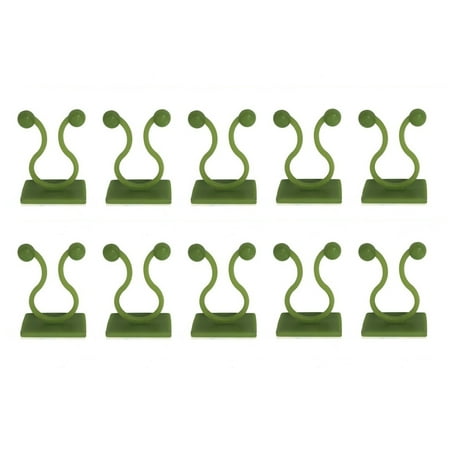 

HAHUT 10Pcs Plant Climbing Wall Fixture Clips Invisible Wall Vines Fixing Clips Self-Adhesive Plant Wall Clips for Climbing Plants