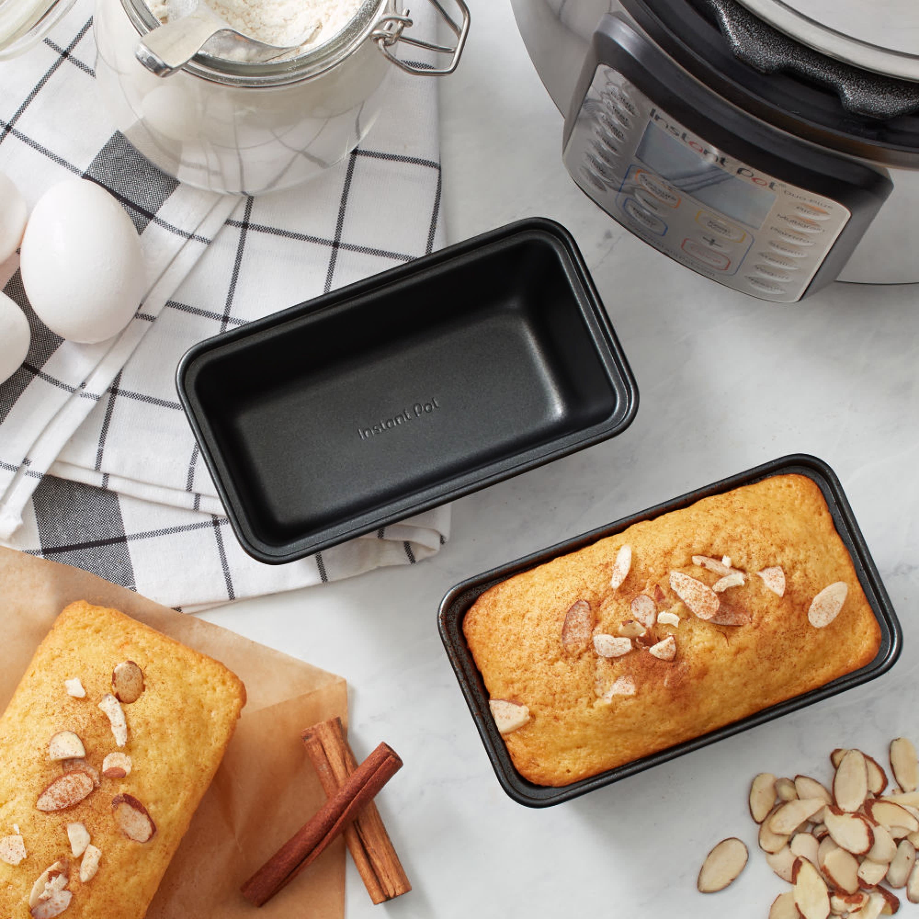 Instant Pot Official Non-Stick Mini Loaf Pans, Set of 2