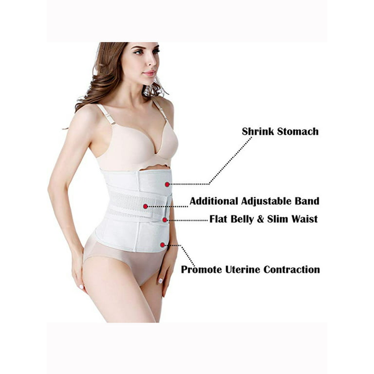 Women Postpartum Bodysuit Shapewear Flat Belly Faja Body Shaper