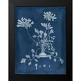 thumbnail image 2 of Vision Studio 12x14 Black Modern Framed Museum Art Print Titled - Botanical in Indigo II, 2 of 5