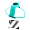 thumbnail image 3 of S SERENABLE Soccer Agility Ladder Foldable Football Footwork Ladder for Athletes Workout Blue with Bracket, 3 of 9