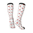thumbnail image 4 of Balery Heartbeat Symbol Fun Novelty Socks Men'S Women'S Crew Socks Funny Crazy Novelty Socks Quirky And Cool Socks, 4 of 9