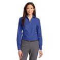 thumbnail image 1 of Red House - Camisa Dobby con diamantes sin planchado para mujer RH77, azul real, grande casa Roja RH77, 1 of 1