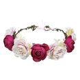 thumbnail image 2 of Diadema de flores Sunnimix Boho Rosa, 2 of 5