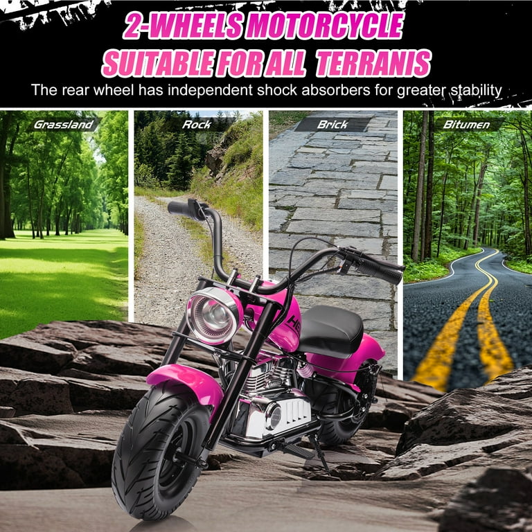 MUKIDY 24V Electric Dirt Bike for Kids, 250W Ride on Motorcycle