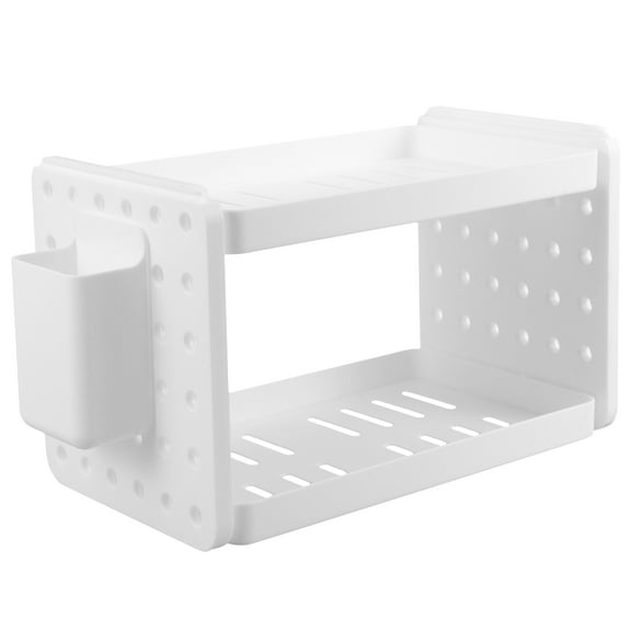 unbranded  Organizer for Bathroom Counter Computer Clear Storage Bins with Lids Office