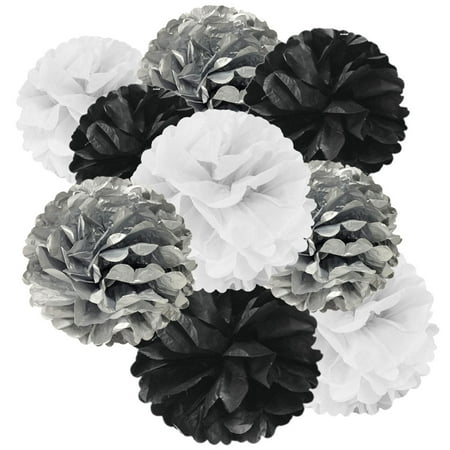 Wrapables Set Of 9 Tissue Pom Pom Party Decorations For Weddings