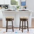 thumbnail image 6 of Maya Swivel Counter Stool, Walnut 25", 6 of 11
