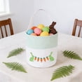 thumbnail image 1 of Cesta con Asa de Conejo de Pascua Qazbgdl | Bolsa Bordada para Huevos de Pascua | Rosa, Azul, Morado y Verde | Bolsa para Dulces de Pascua y Cesta para La Búsqueda de Huevos de Pascua | 1 Paquete, 1 of 6
