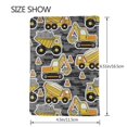 thumbnail image 3 of Pofeuu Excavator At Work Print Travel Document Organizer Passport Holder Men Women for Family (6.5 in x 4.5 in),Wallet Holder Credit Card Clutch Bag Case, 3 of 5