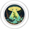 thumbnail image 2 of Empuñadura para teléfono móvil UFO Abduction Dinosaur PopGrip MagSafe, 2 of 5
