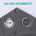 thumbnail image 2 of PrimeBeau Blackout Curtains Thermal Insulated Soft Thick Window Treatment, Grey, Set of 2 Panels, 2 of 6