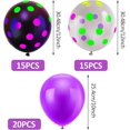 thumbnail image 2 of 50 piezas de Globos que brillan en la oscuridad YONGSHENG Globos de neón Globos fluorescentes de látex, 2 of 5