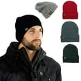 thumbnail image 2 of Polar Extreme Mens Aislamiento Polar Térmico Forrado Confort Diario Gorros Suaves Sombreros de Invierno (Gorrita Gris), 2 of 3