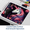 thumbnail image 6 of Unicorn Printed Gaming Mousepad Desk Pad, Square 8.3x9.8 Inch Non-Slip Rubber Bottom Mouse Mat for Office and Gaming, 6 of 6