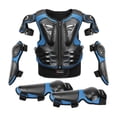 thumbnail image 3 of Dualoai Kids Motorcycle Guard Suit Comfortable Riding Guards Dirt Bike Gear for Riding Blue, 3 of 9