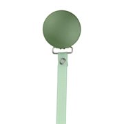 Faux Leather Pacifier Clip