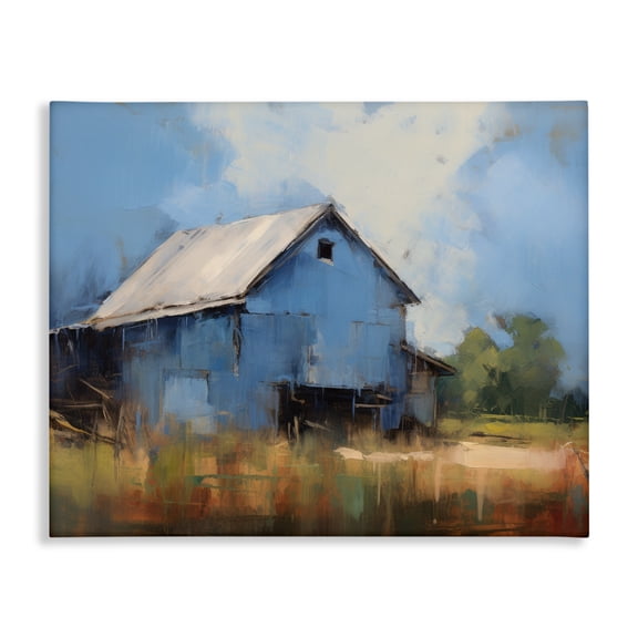Stupell Industries Rustic Lodge Modern Barn Canvas Art, 30 x 24, by Ray Powers