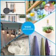 thumbnail image 2 of 100 Pcs Metal Hooks Screw Hooks Cup Hooks Screw Ceiling Hooks, 2 of 6