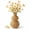 Beige, variant on Boho Wicker Vase, Gourd Shaped Rattan Vase for Dried Flowers and Faux Florals, Lightweight Woven Decorative Vase for Farmhouse Rustic Home Décor, Entryway Shelf Coffee Table