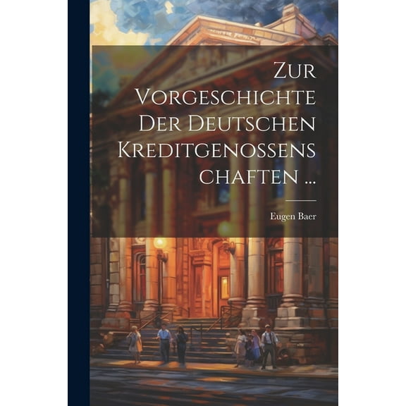 Zur Vorgeschichte Der Deutschen Kreditgenossenschaften ... (Paperback)