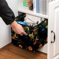 thumbnail image 5 of Crow Large Capacity Foldable Storage Basket Organizer Bins with Handle, 10.8"x10.5"x10.6", Cube Organizer, 5 of 6