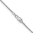 thumbnail image 6 of Primal Gold 14 Karat White Gold 1.40mm Diamond-cut Cable Chain, 6 of 8