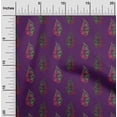 thumbnail image 1 of oneOone Cotton Poplin Fabric Leaves & Floral Block Print Sewing Fabric BTY 56 Inch Wide, 1 of 4