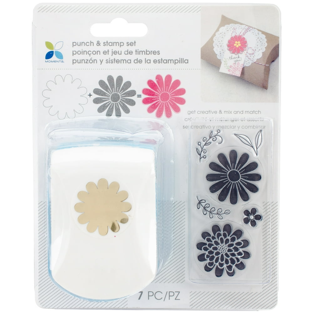 Momenta Punch & Stamp SetFlowers