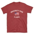 thumbnail image 1 of University Park Illinois Patriot Men's Cotton T-Shirt, 1 of 1
