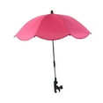 thumbnail image 2 of colaxi Clip on Umbrella Parasol Modern Waterproof Multifunctional Plant Shade Beach Chair Umbrella for Outdoor Summer Travel Camping Red, 2 of 10