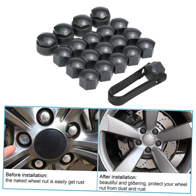 Roue, Roue 17mm 17mm Ensemble de Roues de Voiture de 16 de 16 4 Pcs Couvercles de Boulons Couvercles de Roues 16 4 Pcs Universel 4 Pcs Universel 17mm Ensemble de Couvercles de Roues de Voiture Mewmewcat Buzhi