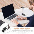thumbnail image 4 of FENGGUIQU 1Set Black Ergonomic Mouse With Rgb Backlit For Use In Office, 4 of 7