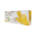 thumbnail image 2 of Grippaz Jan San, Disposable Gloves, 6 mil Palm, Nitrile, Powder-Free, L ( 9 ), 48 PK, Yellow, 2 of 5