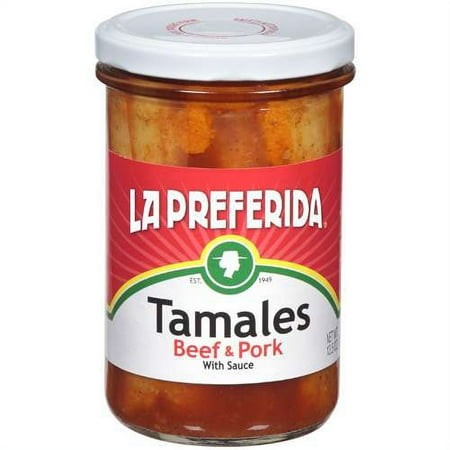 La Preferida: Beef & Pork W/Sauce Tamales, 13.5 oz