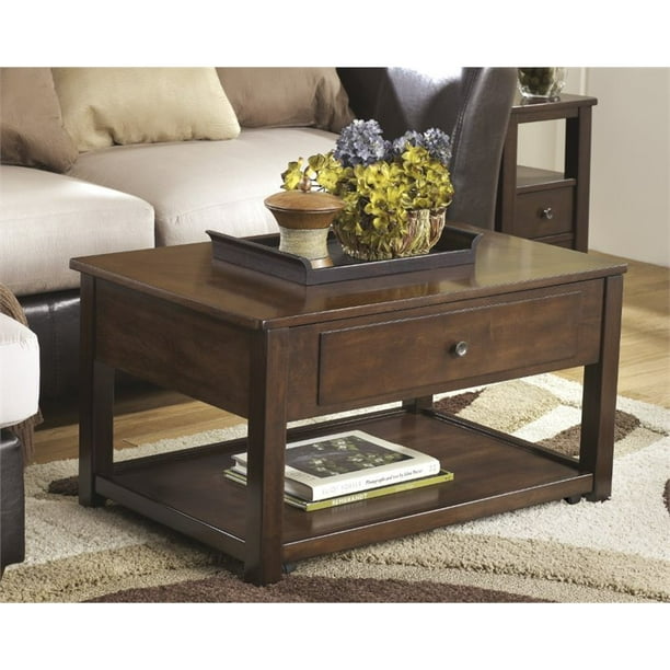 Ashley furniture coffee table with stools outlet