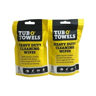 Buy Heavy Duty Cleaning Wipes  Tub O' Towels 40-Count Canister