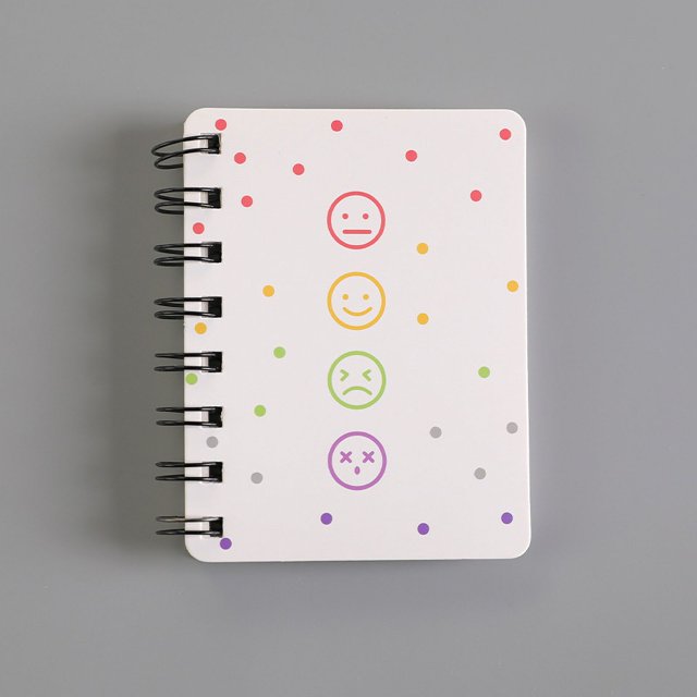 Cuaderno de espiral Rollover A7, cuaderno de espiral, cuaderno de bolsillo, minilibro portátil para estudiantes