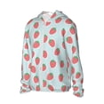 thumbnail image 2 of Fotbe Hand Drawn Strawberry Men's Women's UPF 50+ Sun Protection Jacket Hooded Cooling Shirt with Pockets Hiking Outdoor Performance-X-Large, 2 of 8