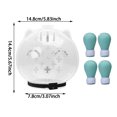 thumbnail image 2 of Couvre-tête Transparent Respirant pour Toilettage de Chat et Coupe des Ongles, Intérieur Extérieur, 2 of 4