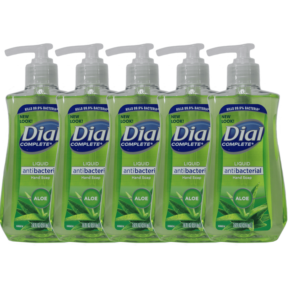 Dial Complete Liquid Antibacterial Moisturizing Hand Soap Aloe 7.5 oz