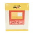 thumbnail image 1 of Folder School Smart con 2 bolsillos y cierres, color amarillo (paquete de 25), 1 of 9