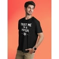 thumbnail image 3 of Old Glory Mens Trust Me Im A Ninja Short Sleeve Graphic T Shirt, 3 of 5
