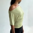thumbnail image 2 of Womens Summer Off the Shoulder Tops Going Out T Shirts Crop Tank Top Fashion Clothes Spring Outfits 2025 Green S, 2 of 8